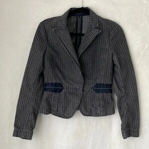 Theory Barker Pin Striped Blazer Jacket. SIZE: Medium.